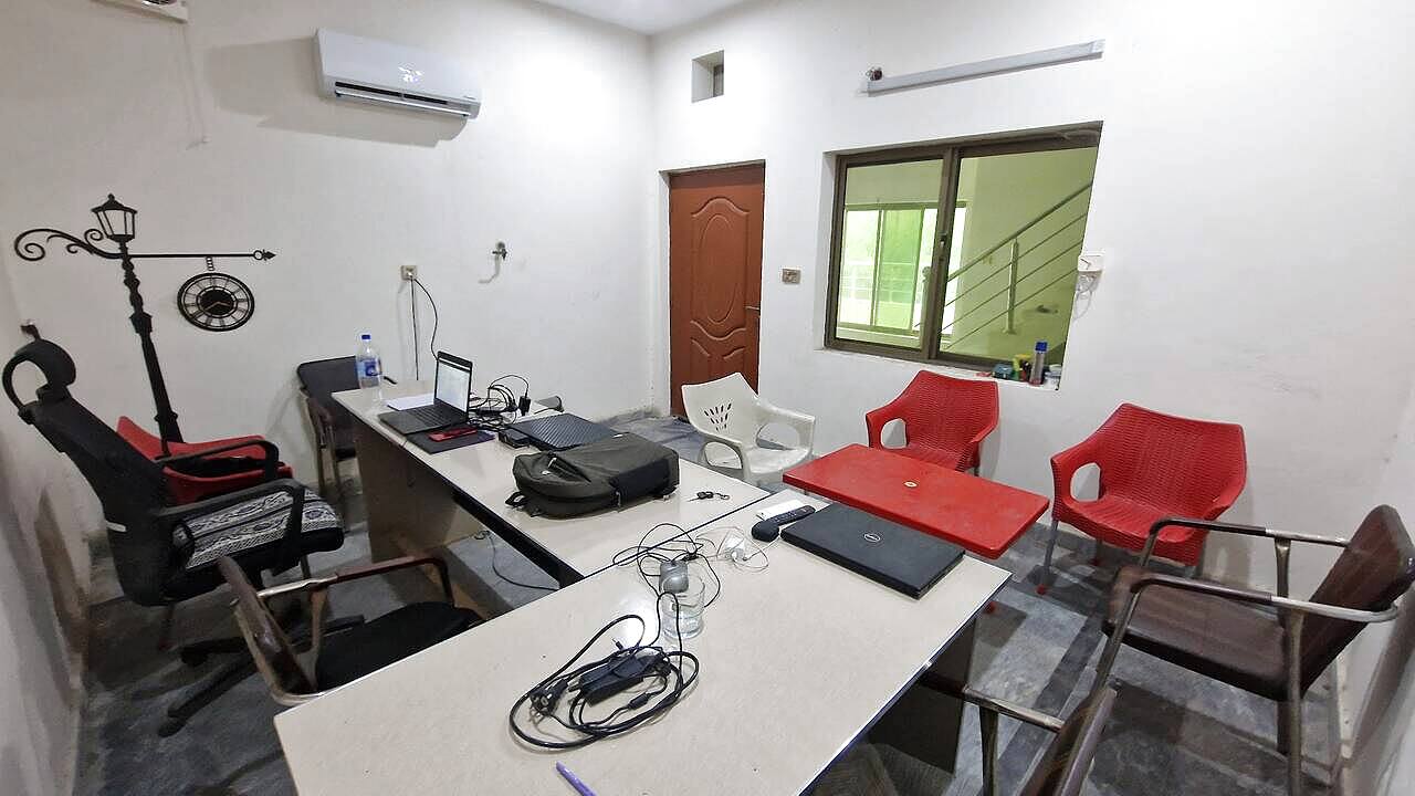 MULTEXPK office workspace with engineers desks